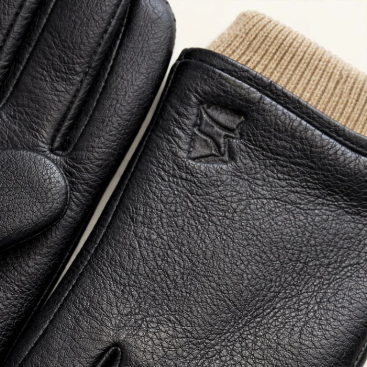 Diego – Klassische Herren Winterhandschuhe mit Bündchen - Image 4