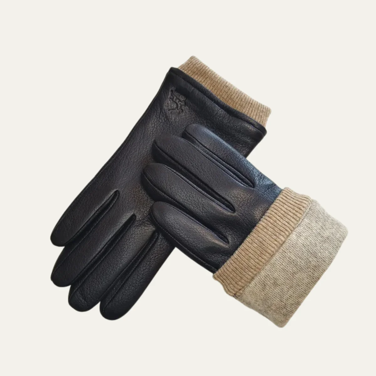 Diego – Klassische Herren Winterhandschuhe mit Bündchen - Image 5