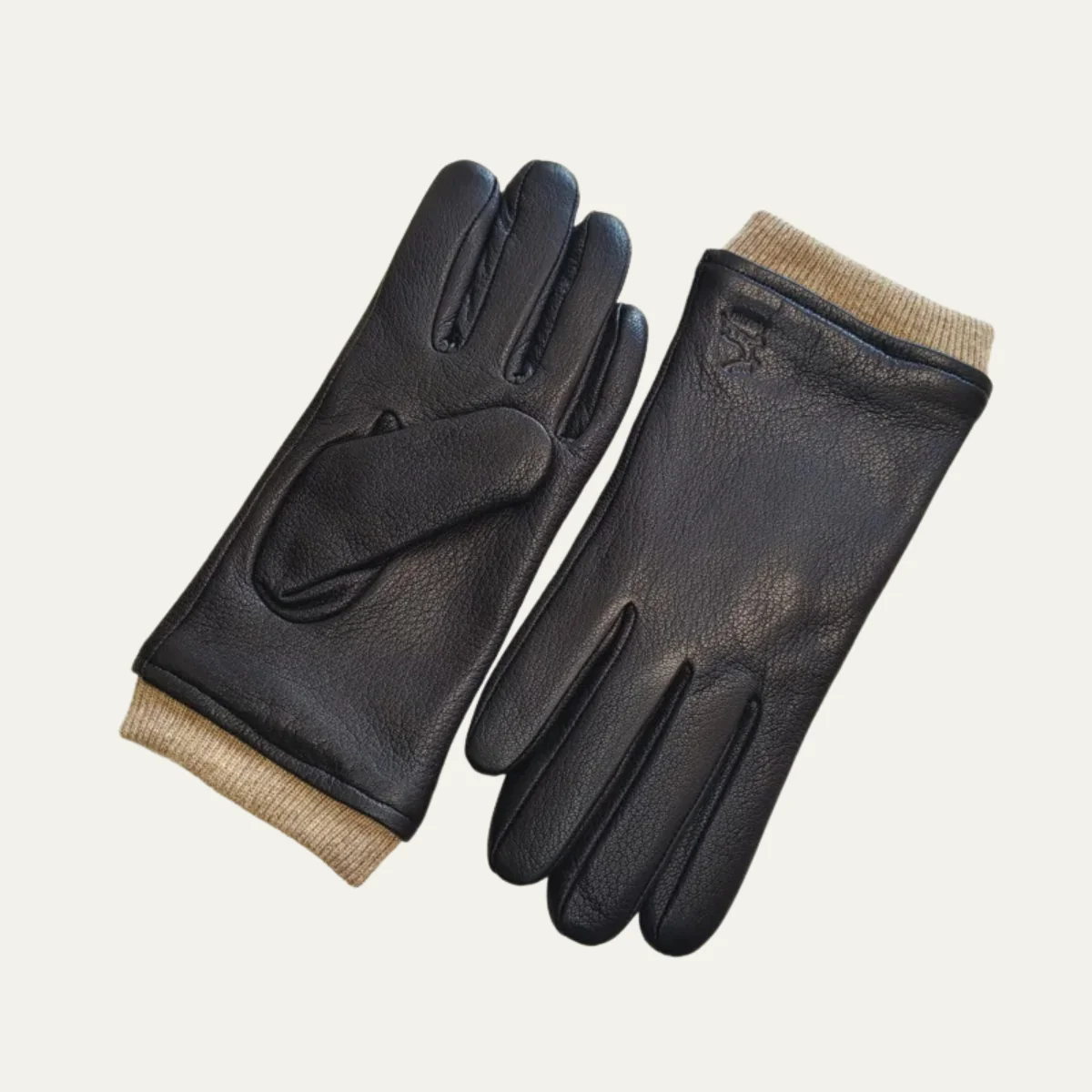 Diego – Klassische Herren Winterhandschuhe mit Bündchen - Image 8