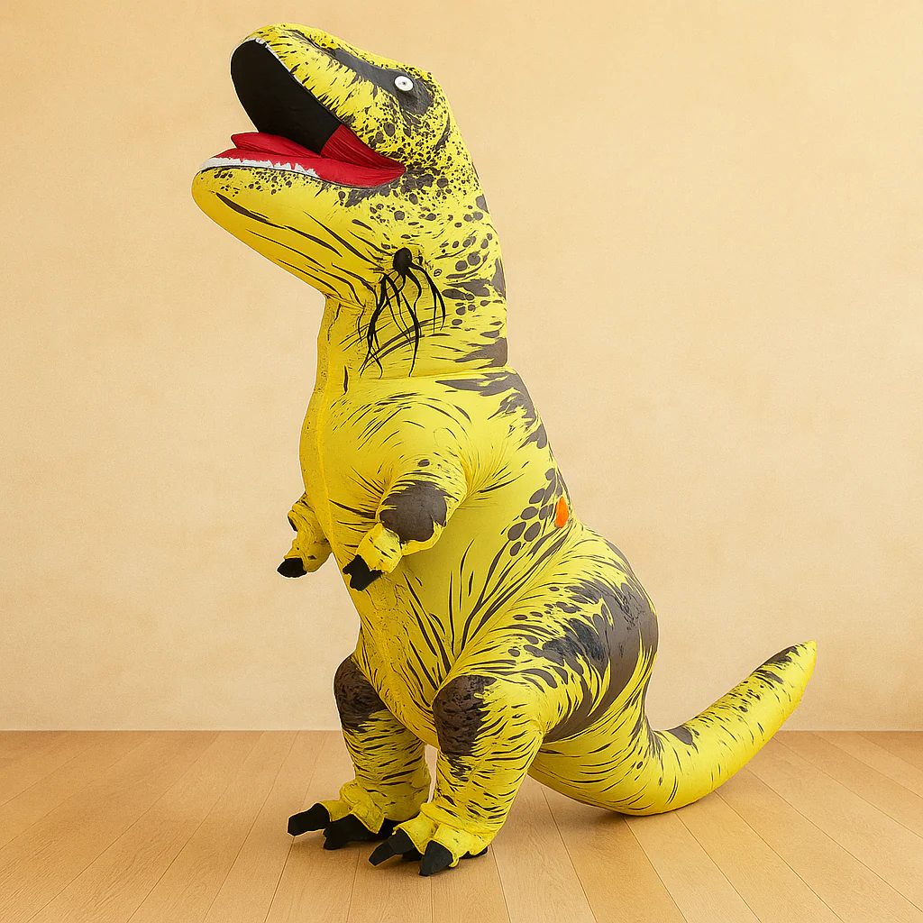 DinoRampage | Aufblasbares T-Rex-Kostüm für Halloween und Partys - Image 2