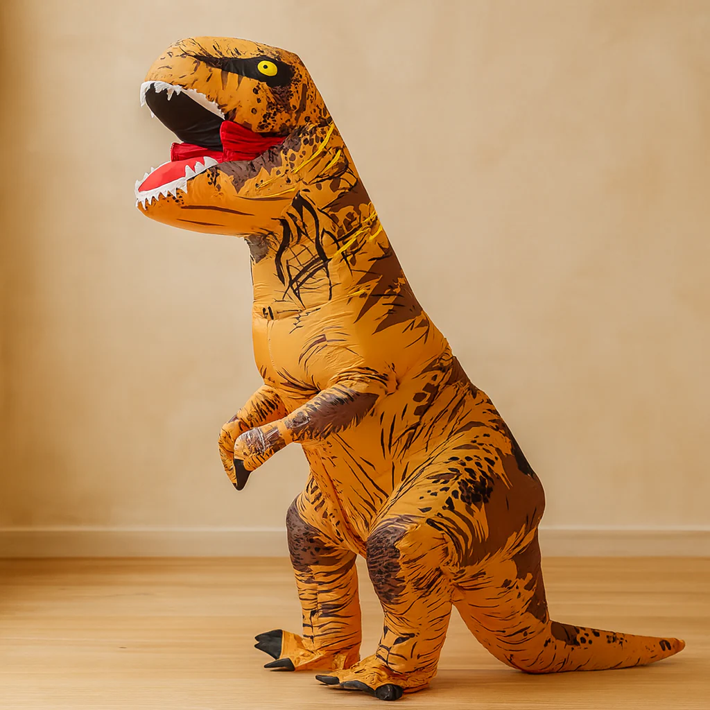 DinoRampage | Aufblasbares T-Rex-Kostüm für Halloween und Partys - Image 4