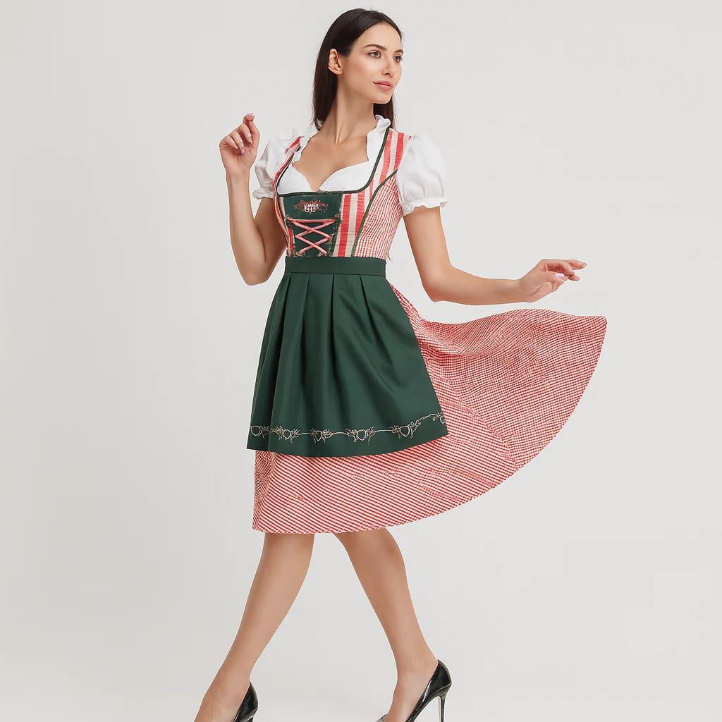 Dirndl Kleid Damen – Traditionell Trachtenkleid für Oktoberfest - Image 2