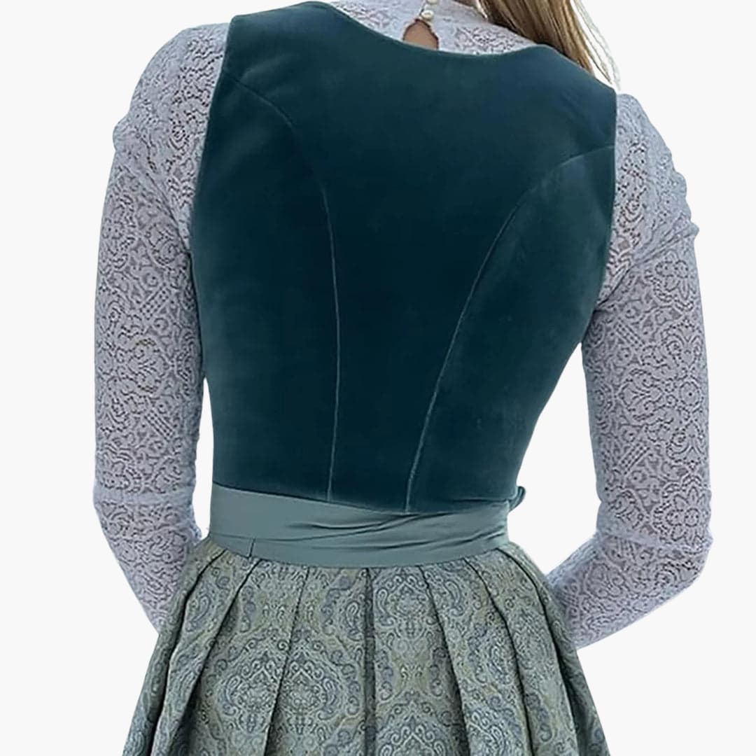 Dirndl kleid mit Schnürung für Damen - Oktoberfest 2025 - Image 3