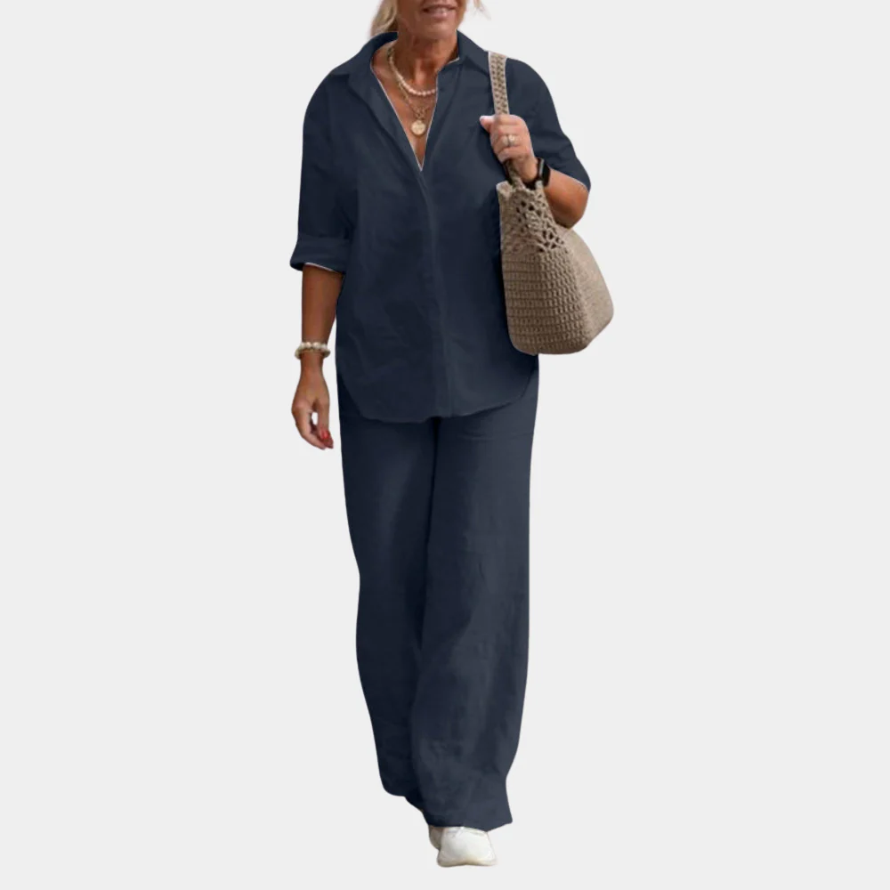 Dita- Elegantes und Bequemes Zweiteiliges Damen Set - Image 2