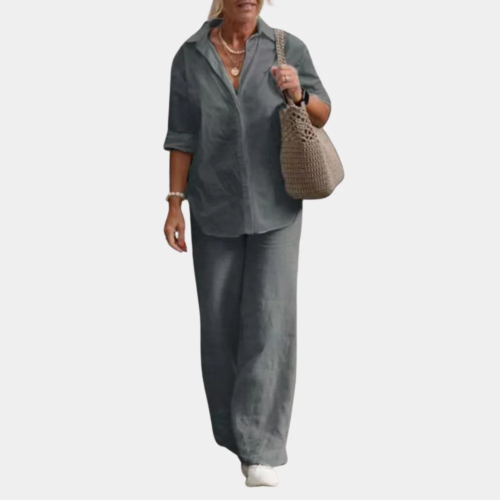 Dita- Elegantes und Bequemes Zweiteiliges Damen Set - Image 3