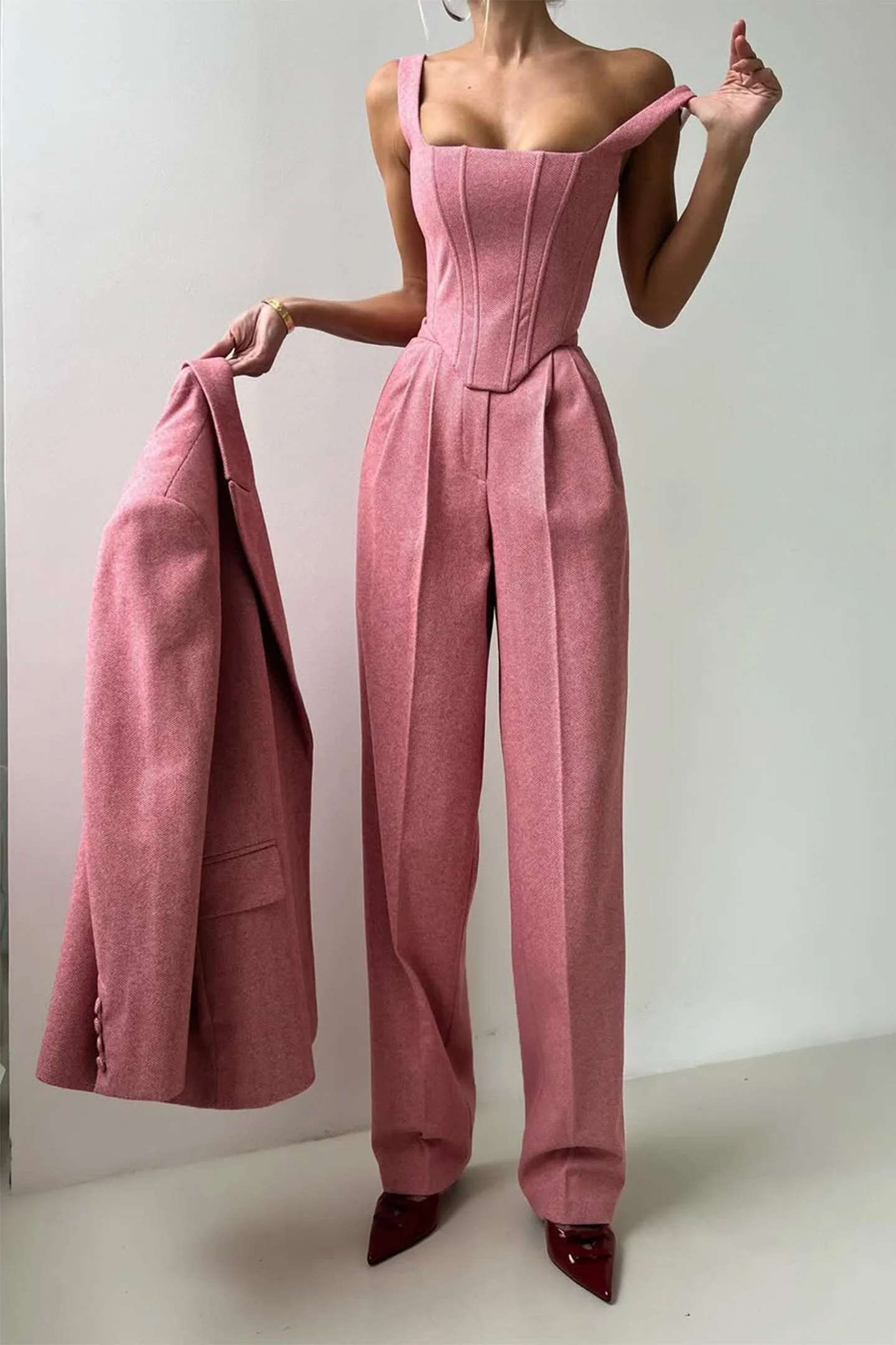 Dolce - Dreiteiliges Set mit Doppeljacke - Image 8