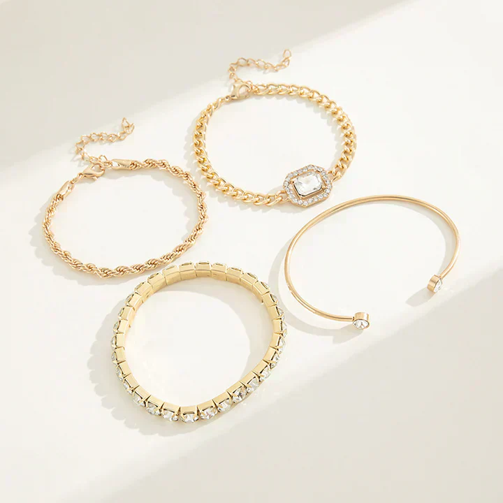 Domitia Calvina Gold Bracelet Set - Image 3