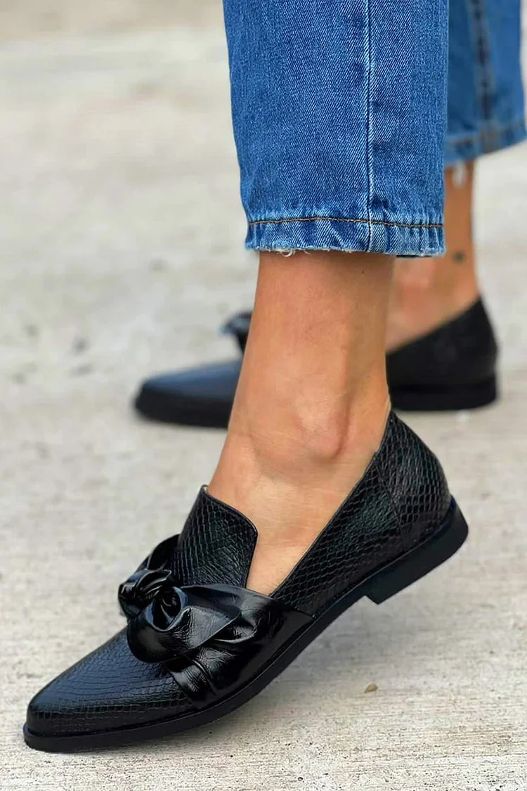 Dorena - Elegante Loafers mit Schlangenmuster-Print - Image 3