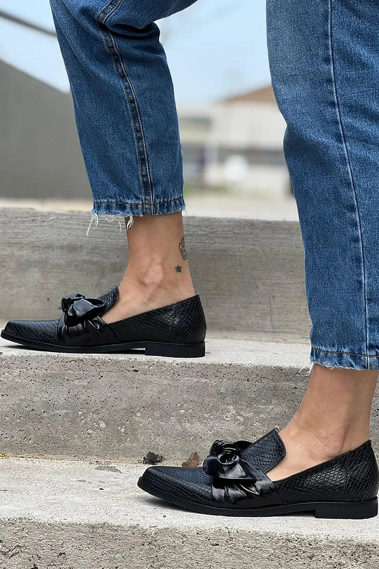 Dorena - Elegante Loafers mit Schlangenmuster-Print - Image 4