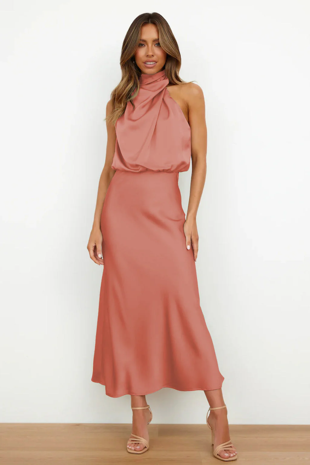 Doris Damen Schickes Neckholder Abendkleid - Image 15
