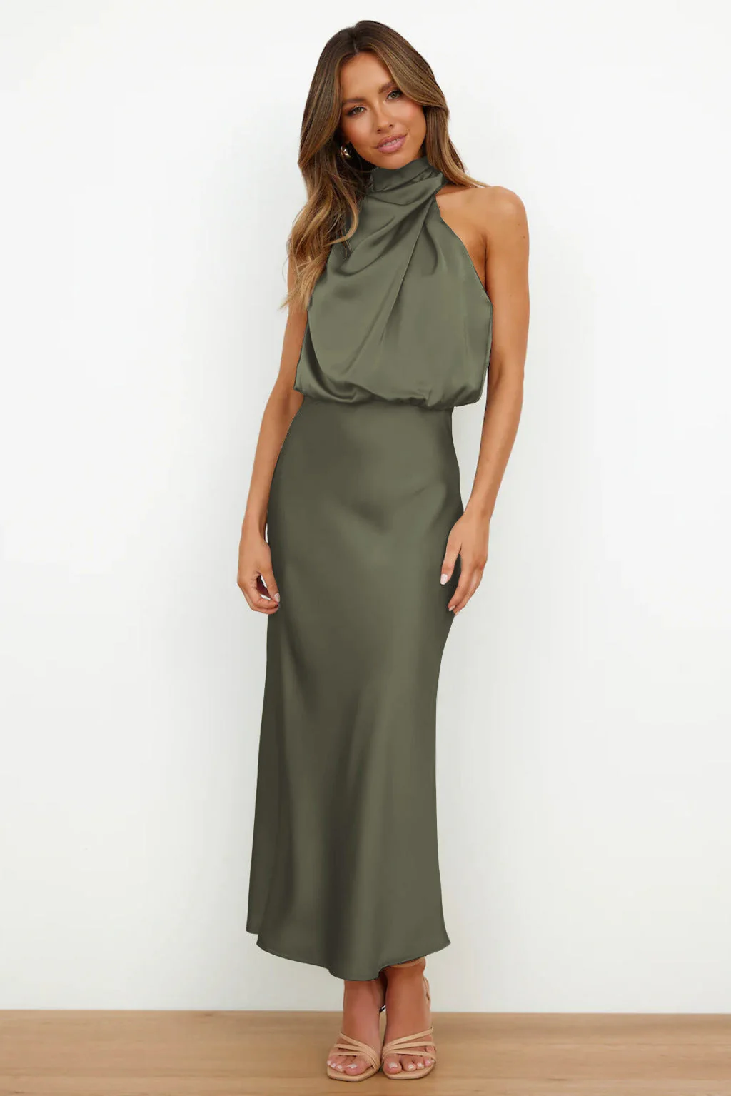Doris Damen Schickes Neckholder Abendkleid - Image 16