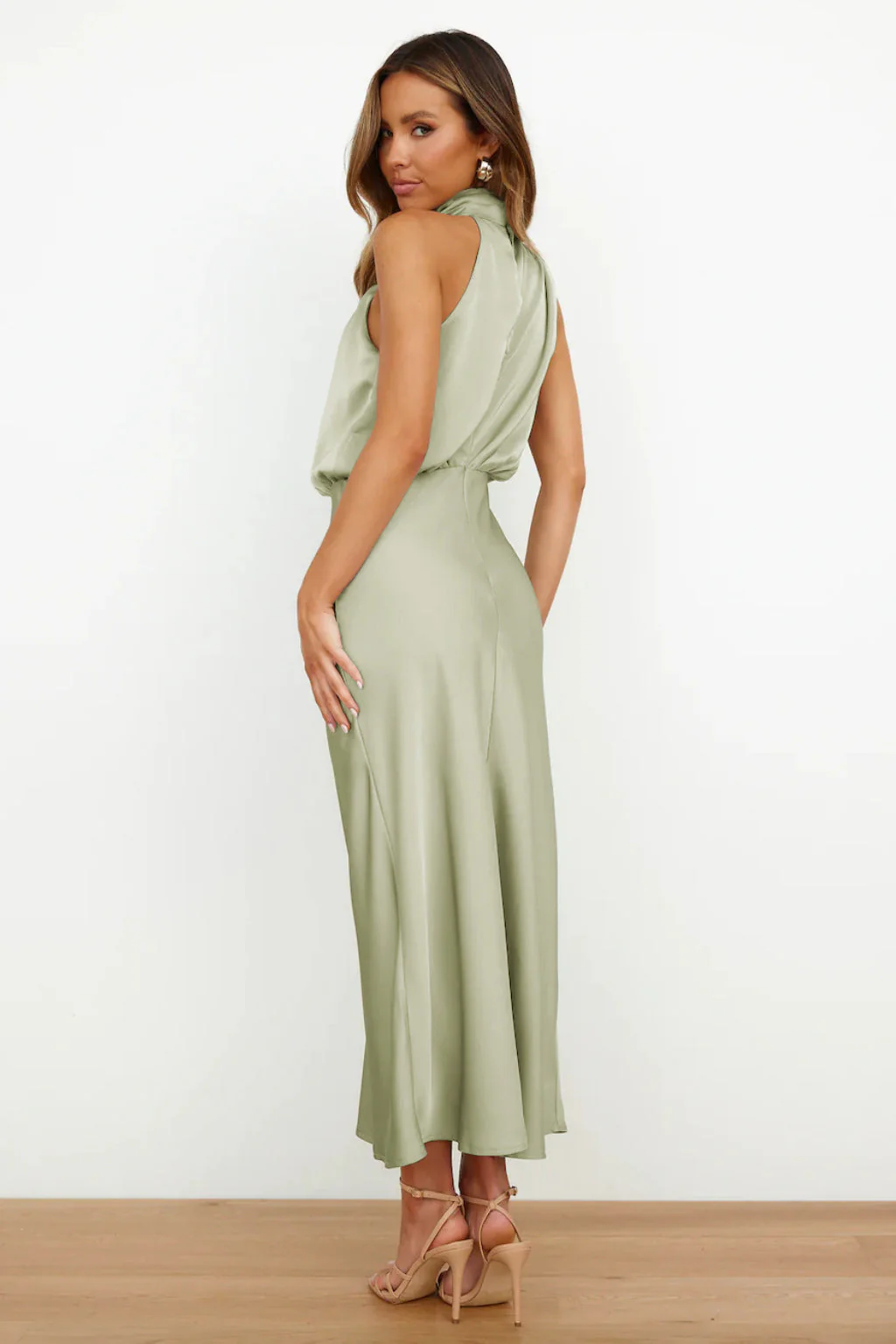 Doris Damen Schickes Neckholder Abendkleid - Image 2