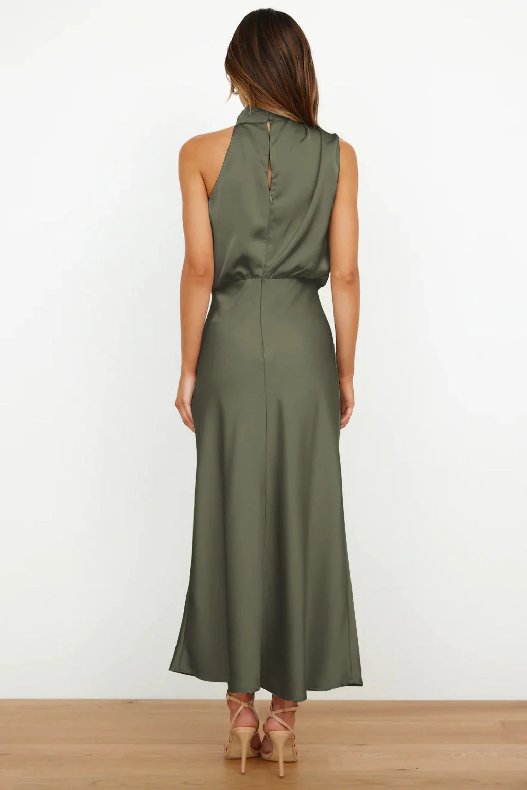 Doris Damen Schickes Neckholder Abendkleid - Image 6