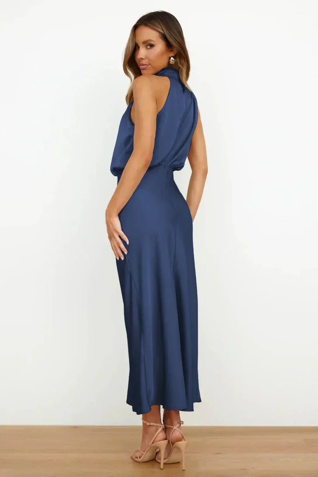 Doris Damen Schickes Neckholder Abendkleid - Image 7