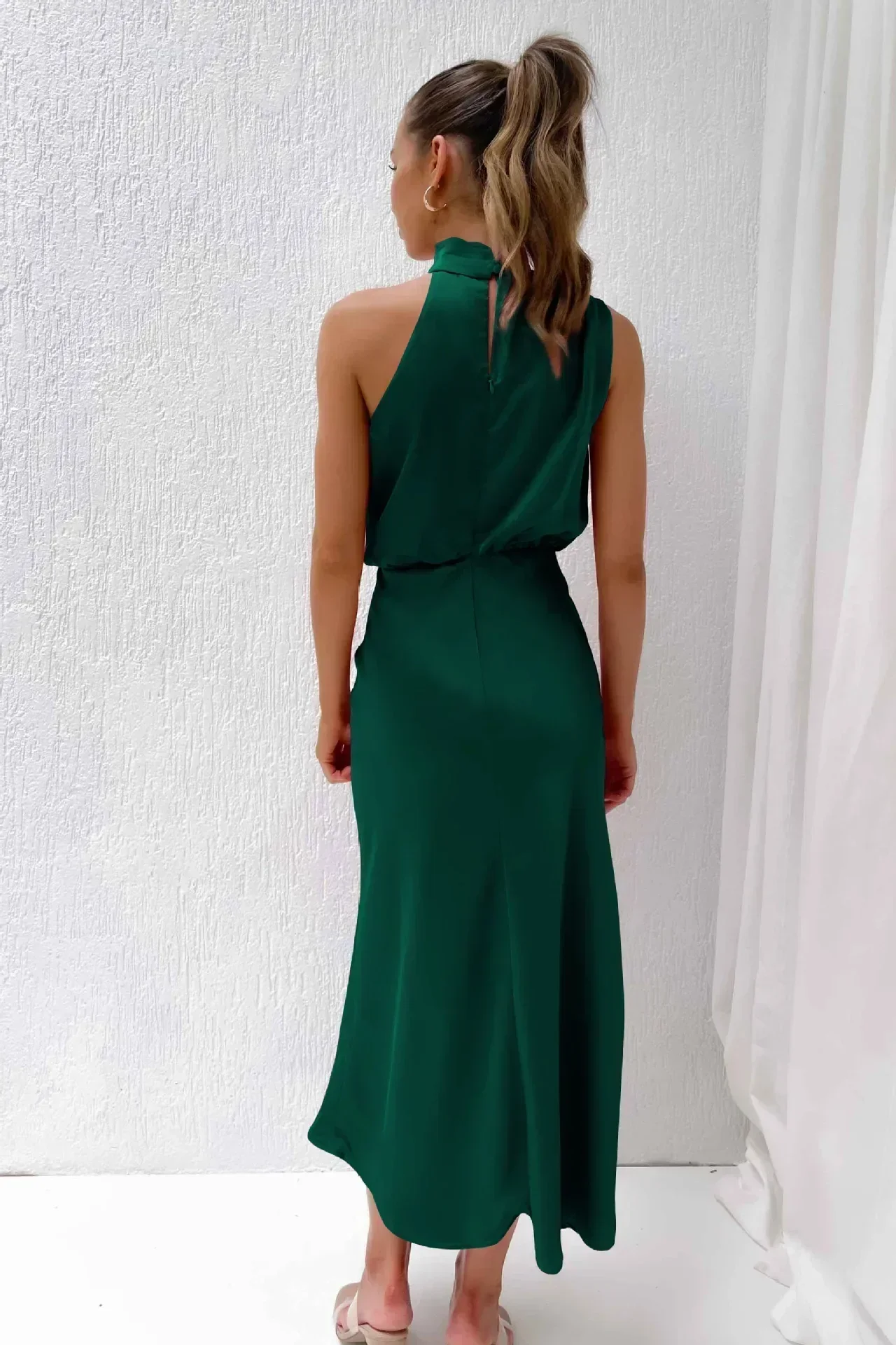 Doris Damen Schickes Neckholder Abendkleid - Image 8