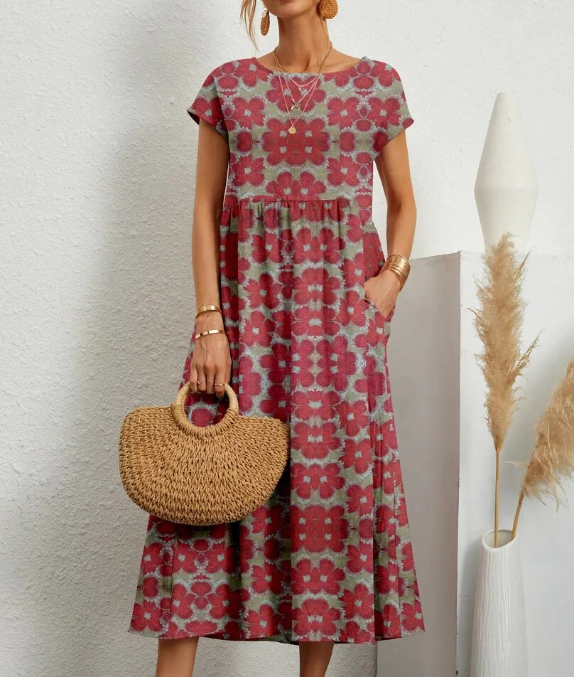 Doris | Elegantes geblümtes Kleid - Image 5