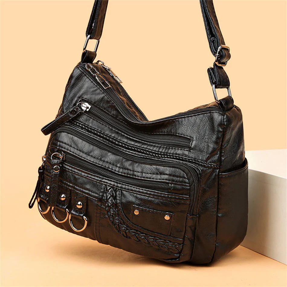 Dorothea - Vintage PU Leder Tasche - Image 3