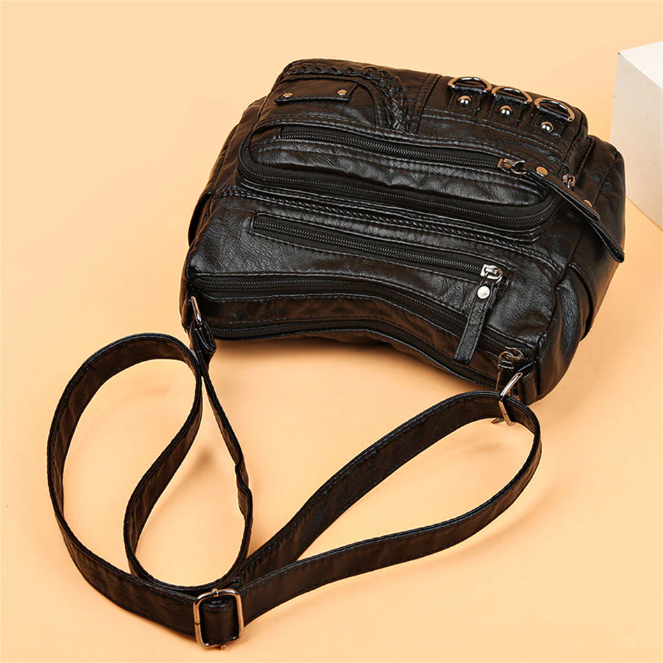 Dorothea - Vintage PU Leder Tasche - Image 4