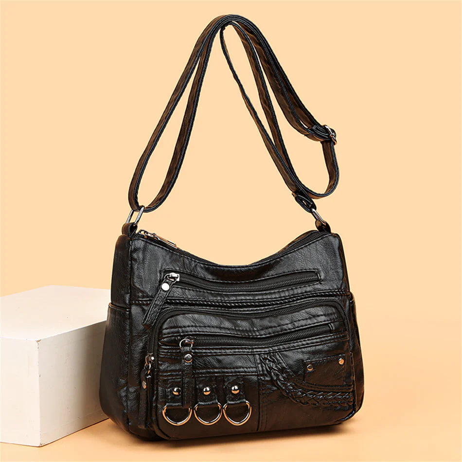 Dorothea - Vintage PU Leder Tasche - Image 6