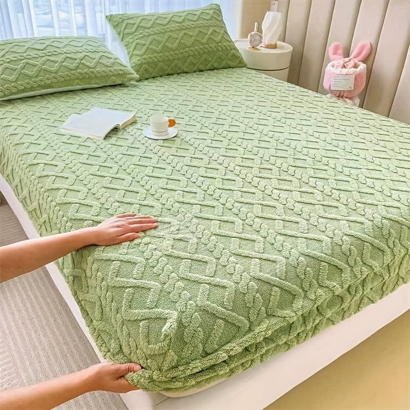 DreamLoom | Samt-Bettwäscheset für luxuriösen Schlafzimmerkomfort und modernes Ambiente - Image 8