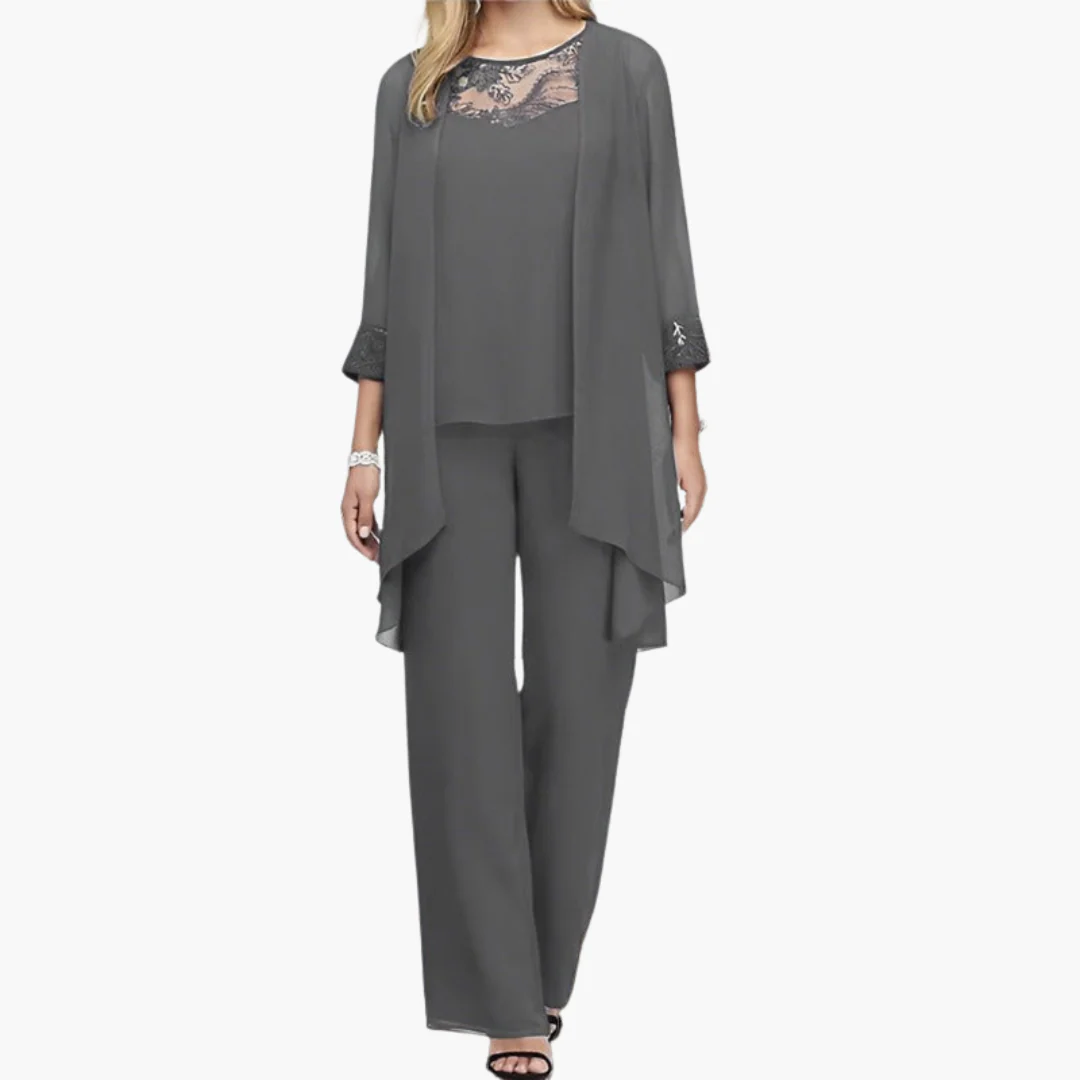 Dreiteiliges formelles Set für Frauen - elegante Kombination - Image 3