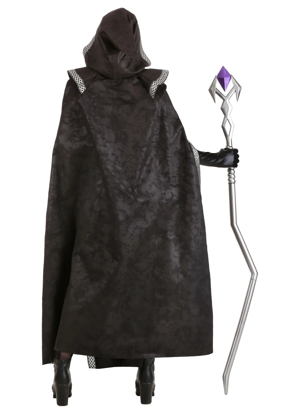 Dunkle gotische Hexe Halloween Kostum Kleid | Maxi - Image 2