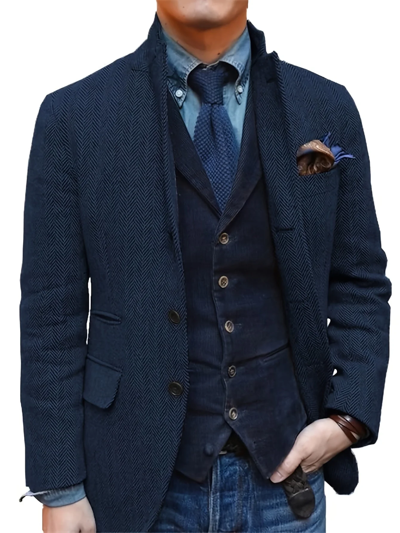 Dvian – Elegante Jacke Mit Knöpfen - Image 4