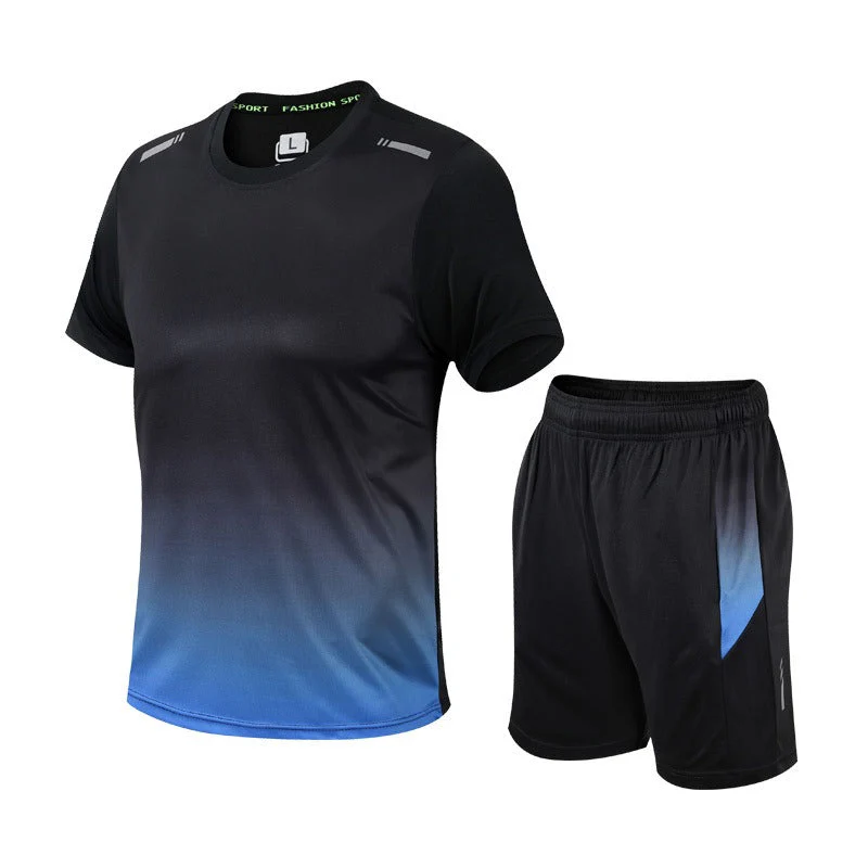 Dynamisches Sport-T-Shirt- und Shorts-Set – atmungsaktiv und bequem für aktive Tage - Image 4