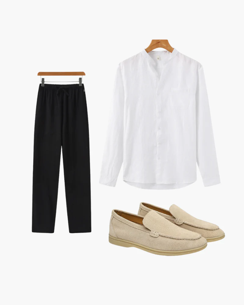 Easton | Stilvolles 3-teiliges Set Leinen Sommer-Outfit - Image 4