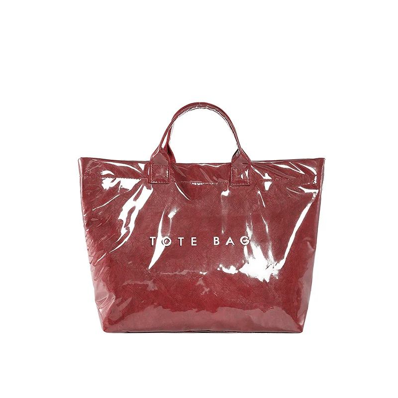 Edelinde® | Tote Tasche mit Zeitungsdruck - Image 8