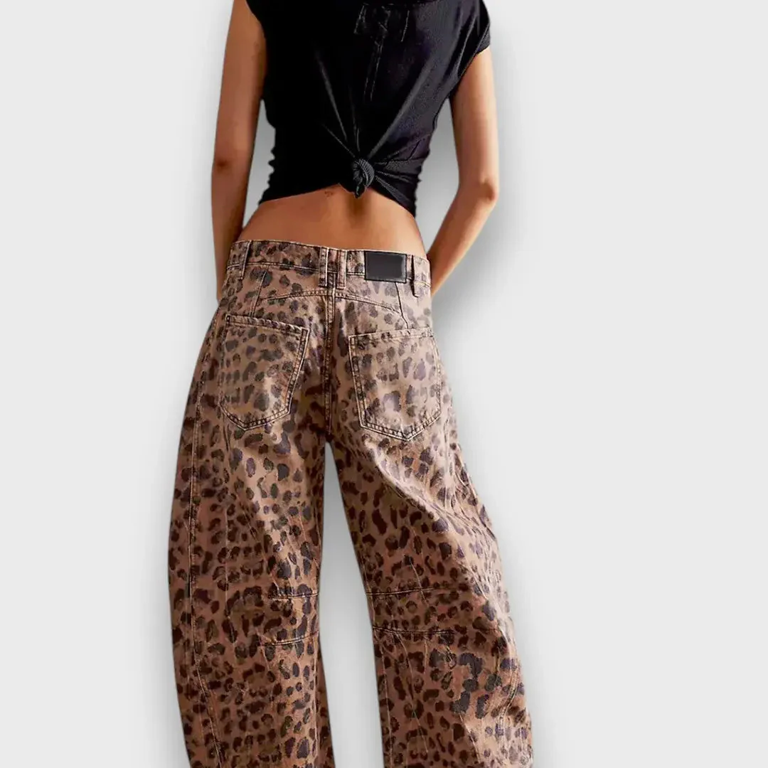 Edith – Hose mit Animal-Print - Image 2