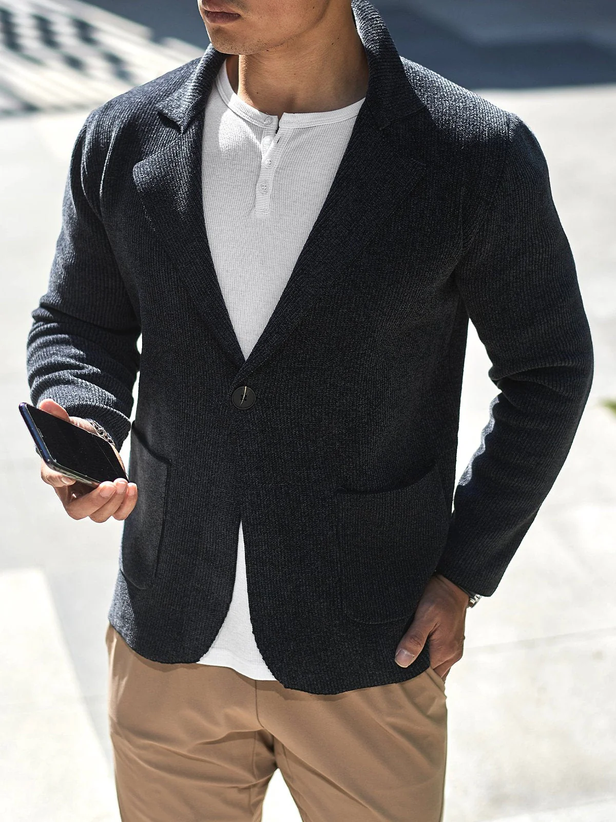 Edoardo | Stretch-Strick-Blazer - Image 13
