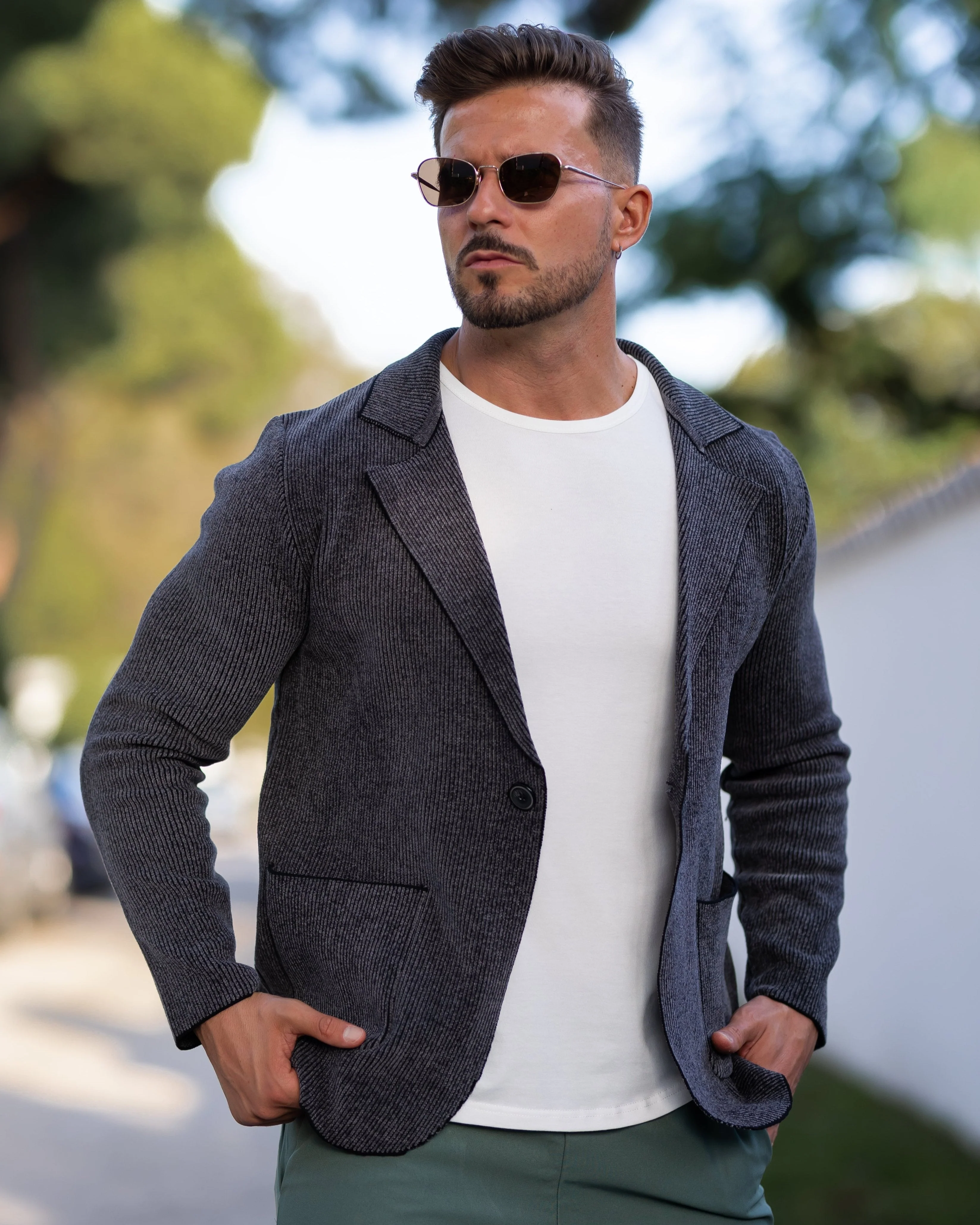 Edoardo | Stretch-Strick-Blazer - Image 2