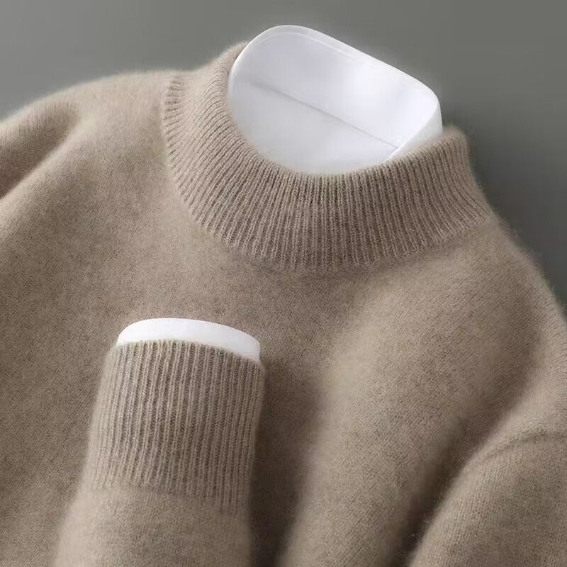 Edward – Edler Feinstrick Herren Rundhals Pullover - Image 3