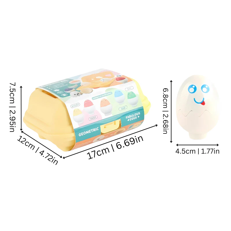 EggMatch | Montessori-Farbenzuordnungs-Eierspielzeug für frühes Lernen und Koordination - Image 3