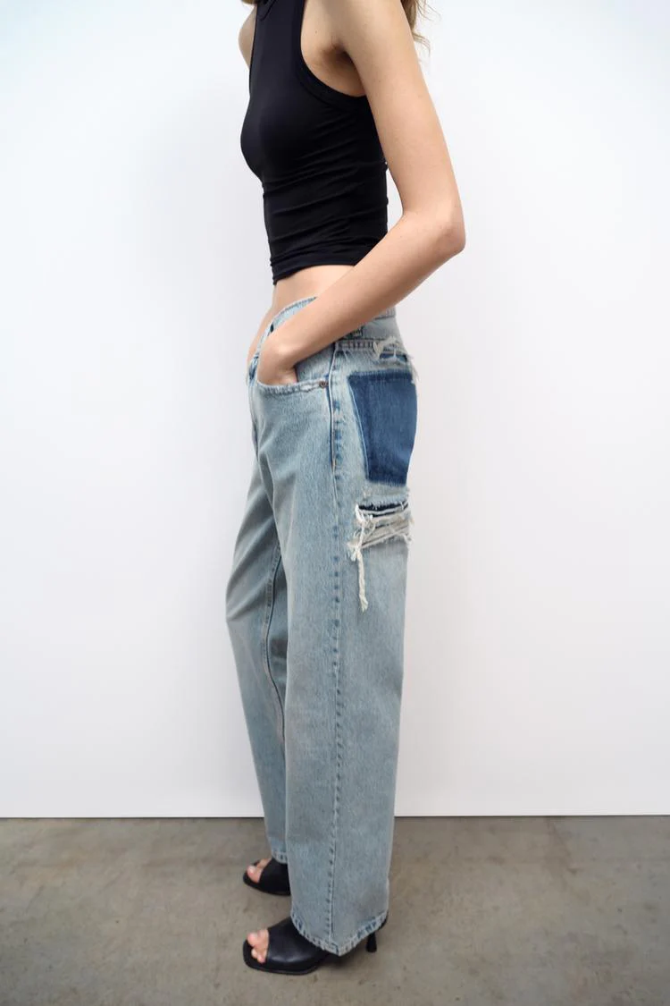 Eira | Stylische High-Waist-Jeans mit markanten Taschen - Image 2