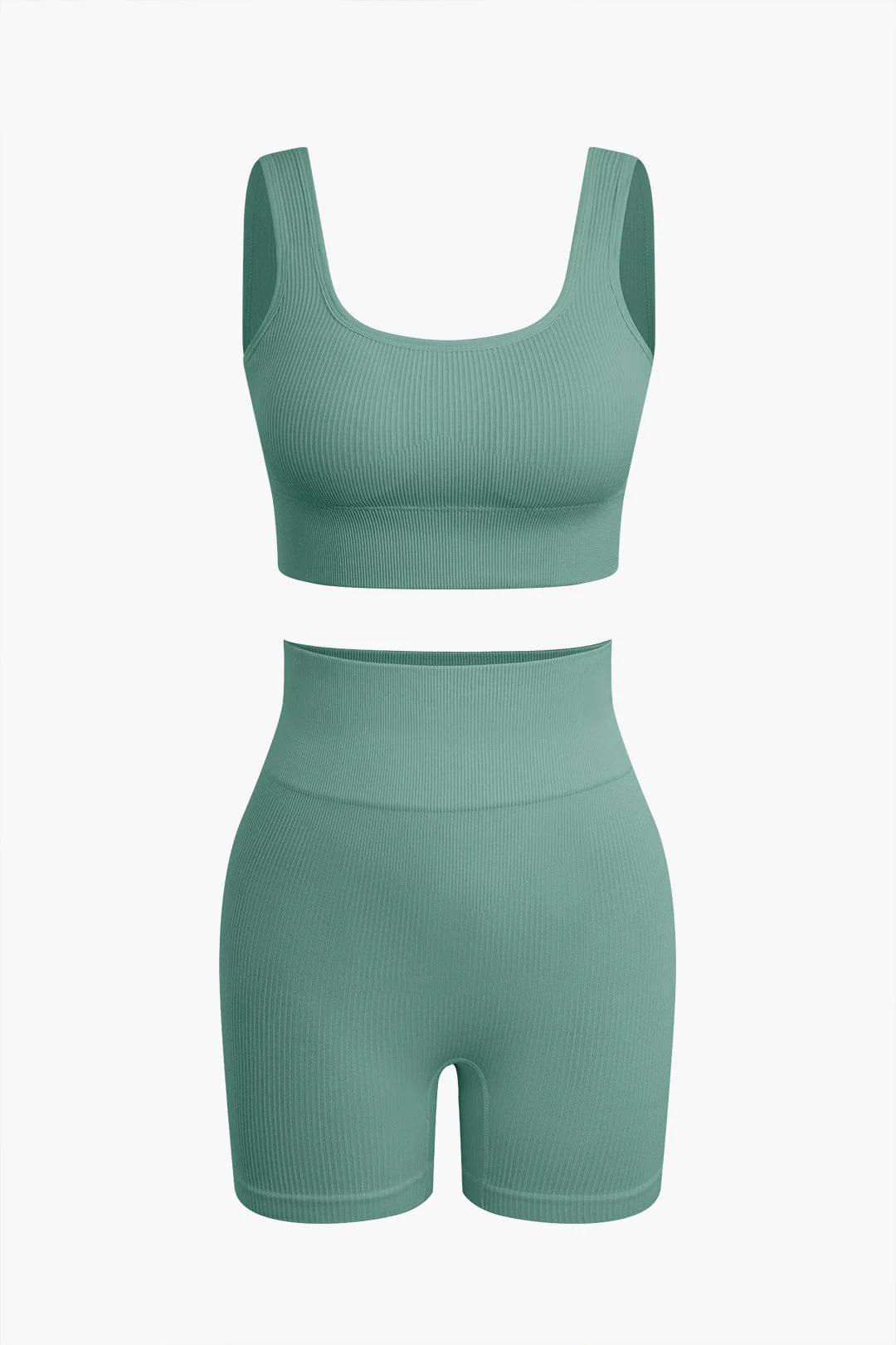 Elaine | Nahtloses Sport-Set mit Crop-Top & Yoga-Shorts - Image 23