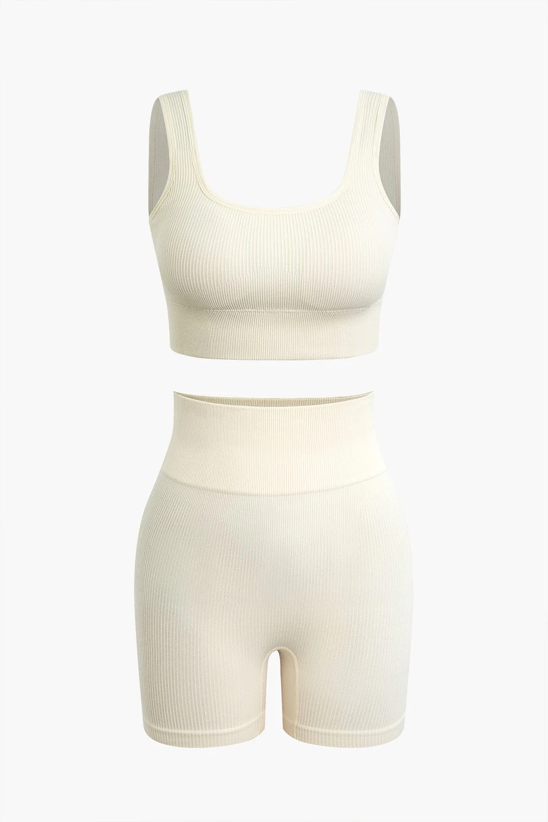 Elaine | Nahtloses Sport-Set mit Crop-Top & Yoga-Shorts - Image 25