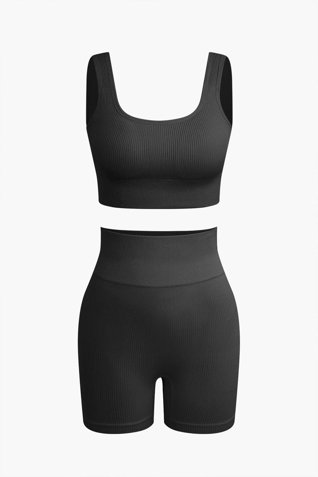 Elaine | Nahtloses Sport-Set mit Crop-Top & Yoga-Shorts - Image 26