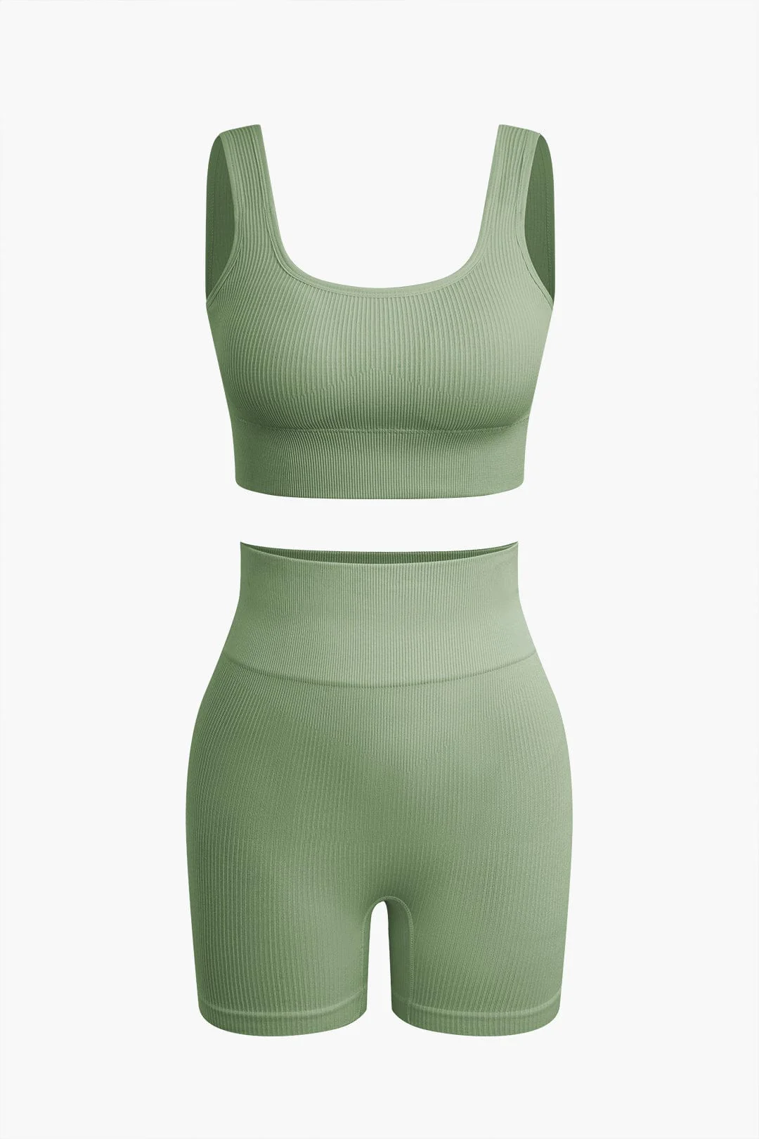 Elaine | Nahtloses Sport-Set mit Crop-Top & Yoga-Shorts - Image 27