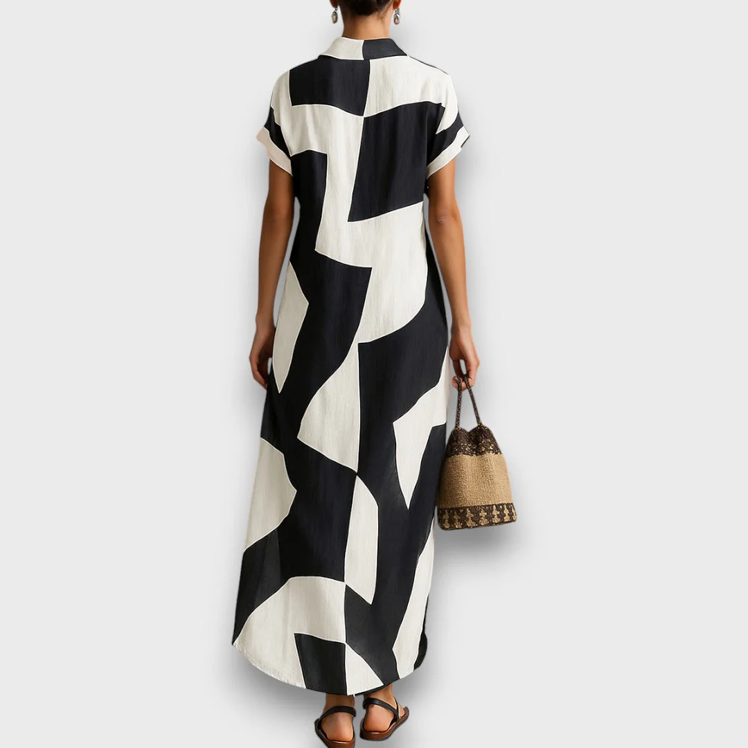 Elaria – Chiffon-Hemdkleid mit Print - Image 5