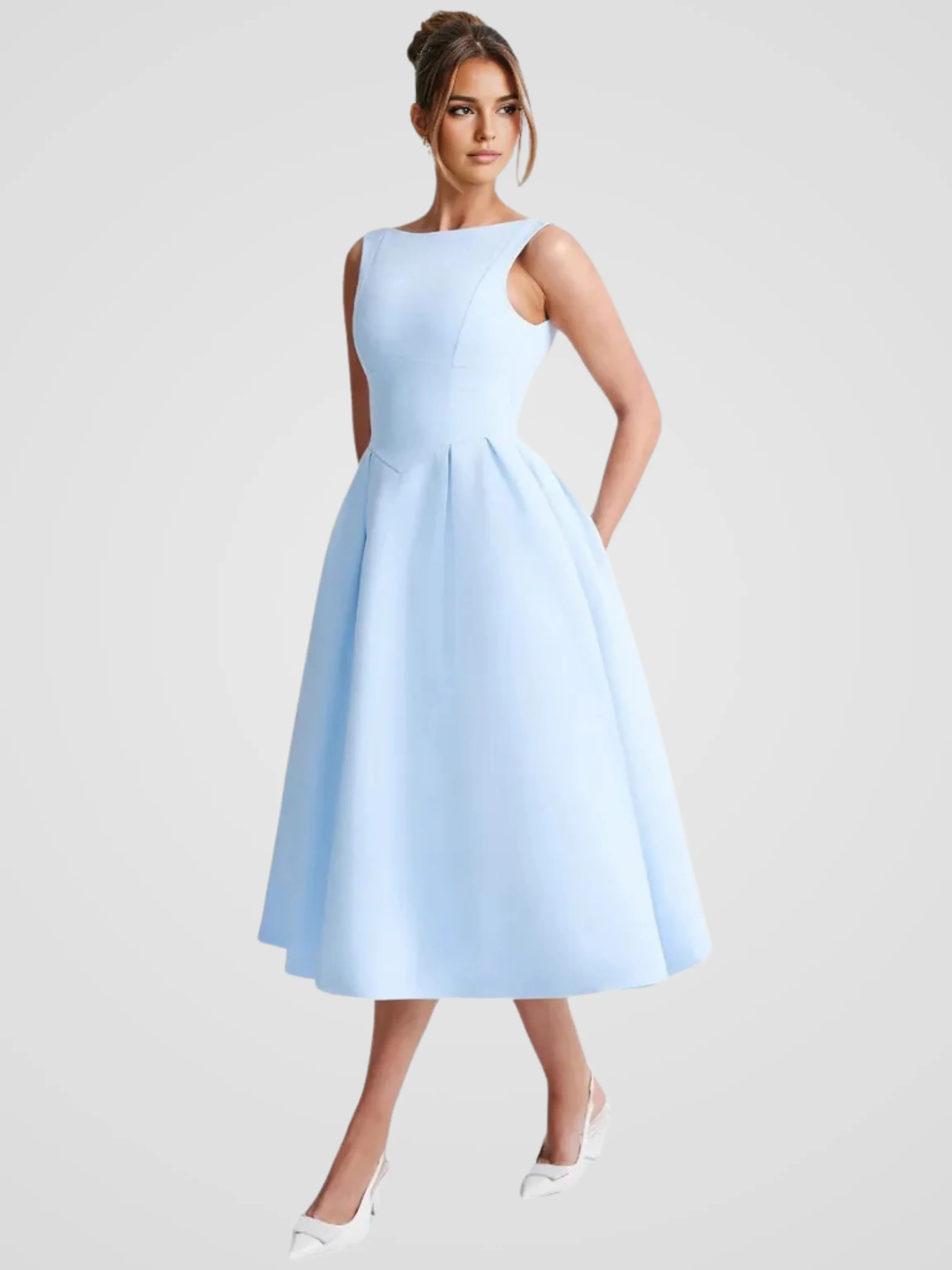 ÉLÉGANCE BELLE MIDIKLEID - Image 2