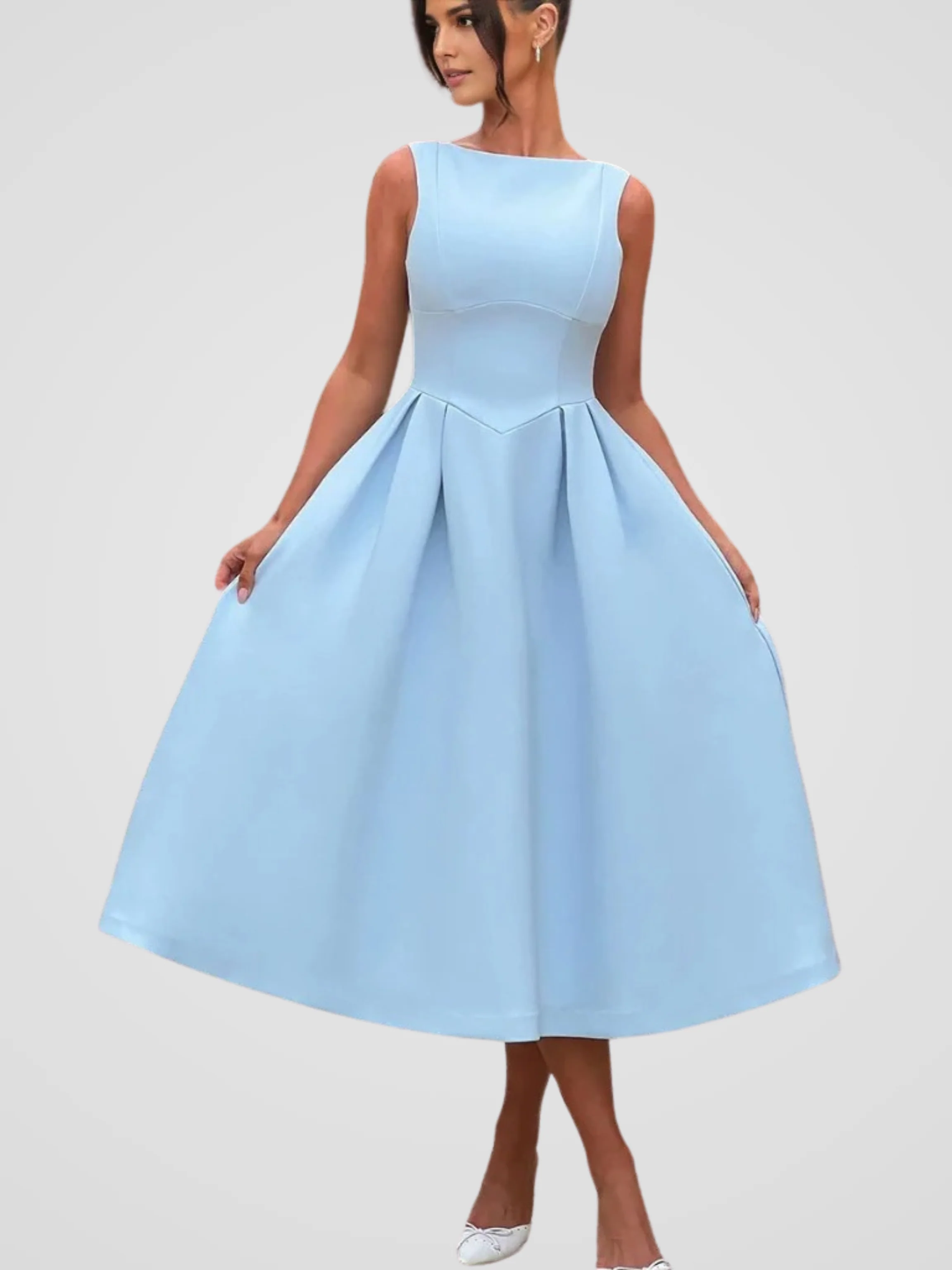 ÉLÉGANCE BELLE MIDIKLEID - Image 3