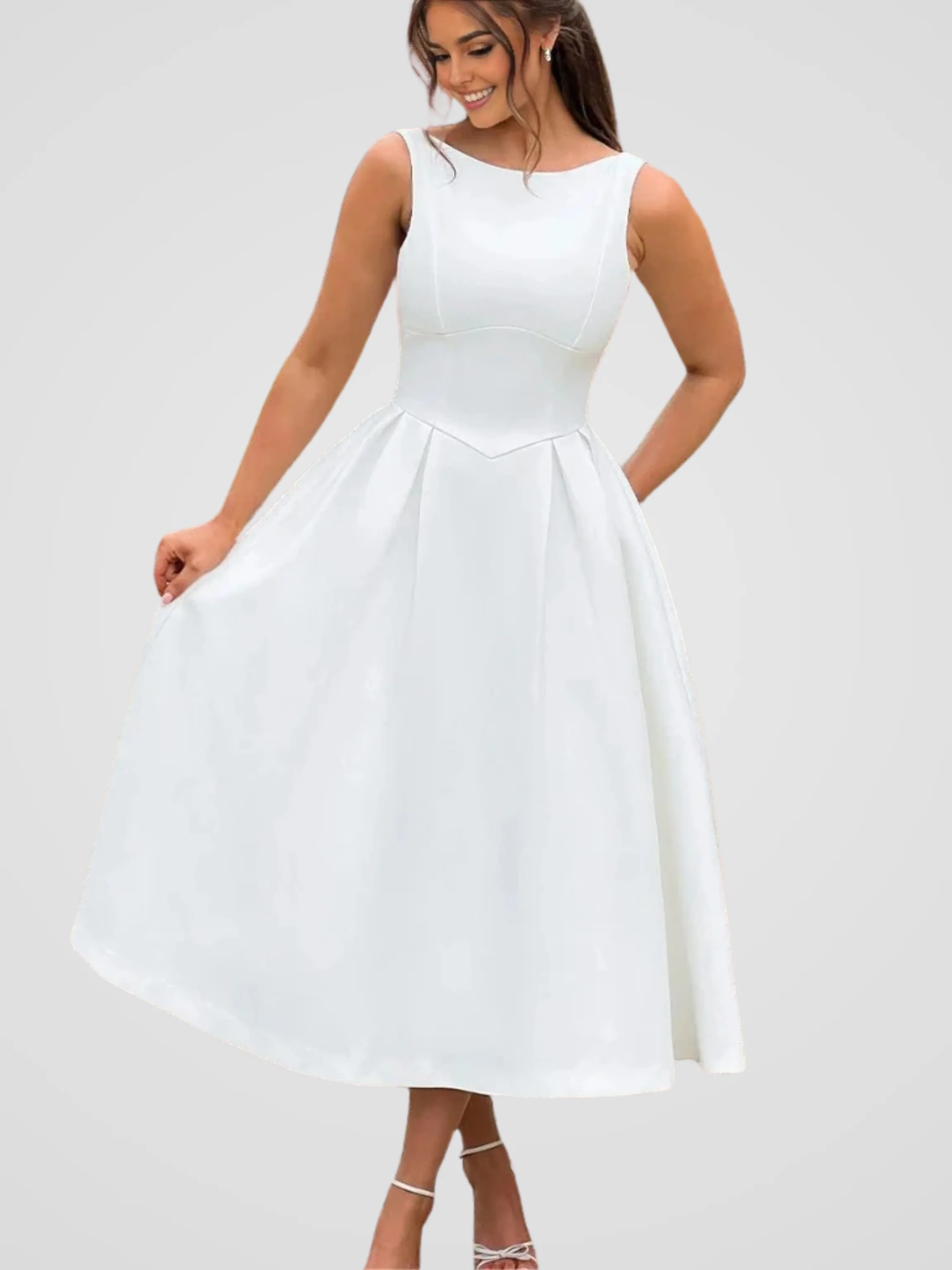 ÉLÉGANCE BELLE MIDIKLEID - Image 7