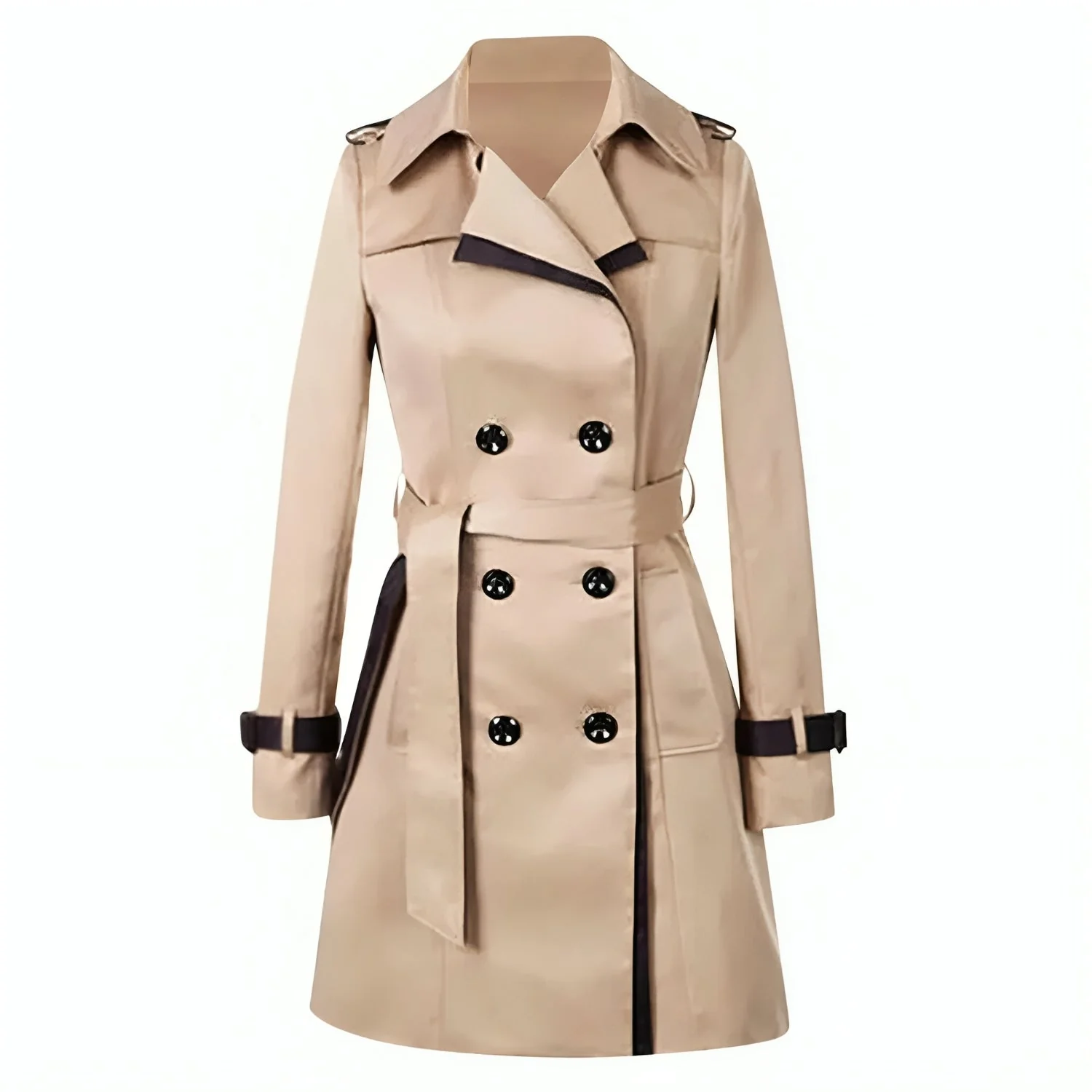 Elegant Gürtel Trenchcoat Damen | Klassisch Zeitlos - Image 4