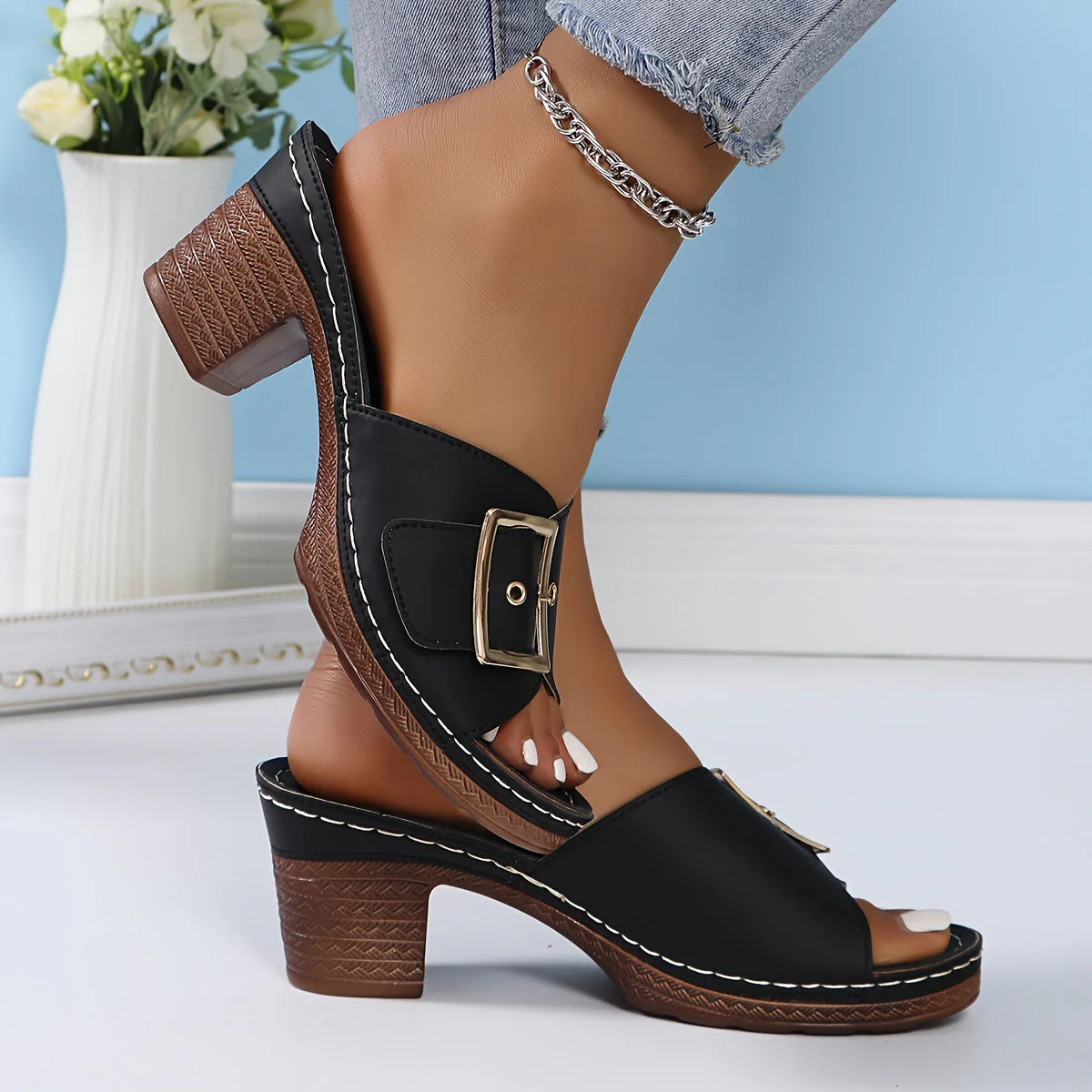 Eleganta™ – Damen Ledersandalen Stilvoll & Komfortabel durch den Sommer - Image 3