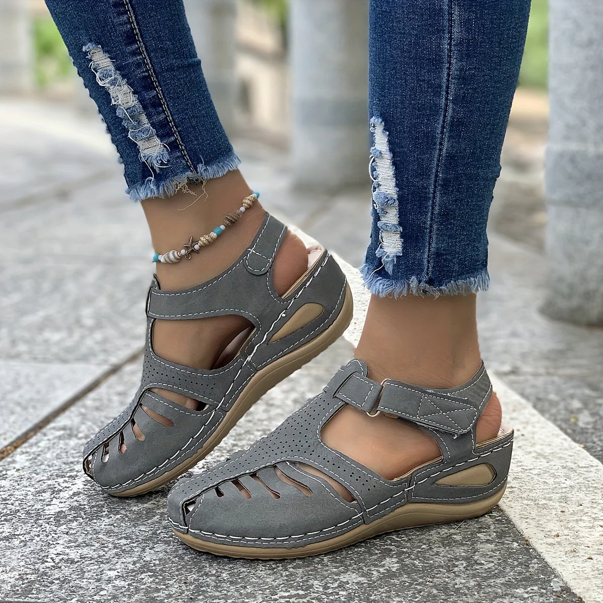 ElegantaStep™ – Elegante Geschlossene Damen Sandalen - Image 2