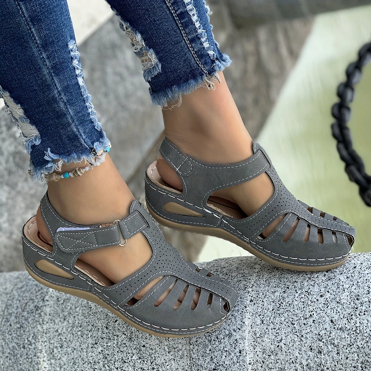 ElegantaStep™ – Elegante Geschlossene Damen Sandalen - Image 3