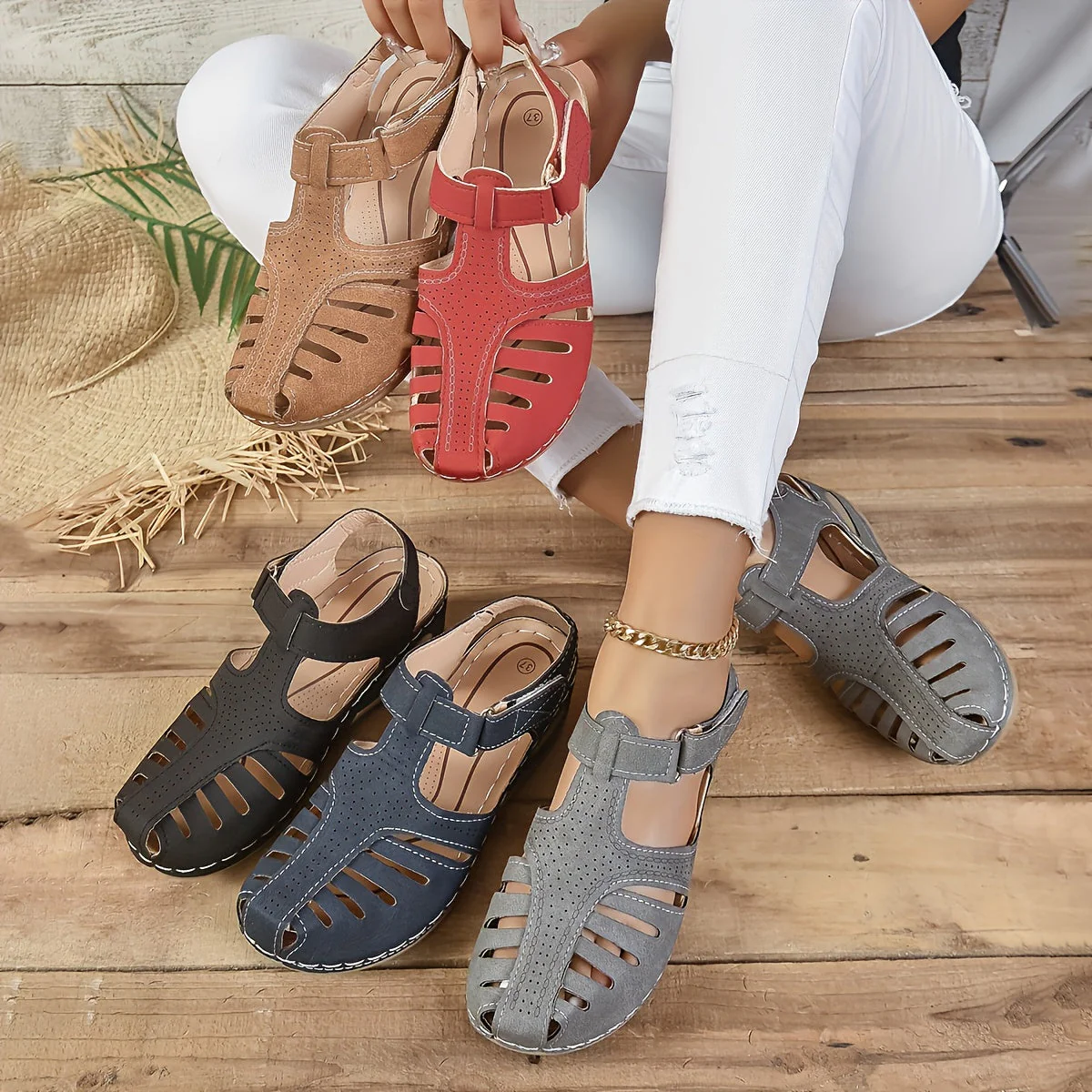 ElegantaStep™ – Elegante Geschlossene Damen Sandalen - Image 5