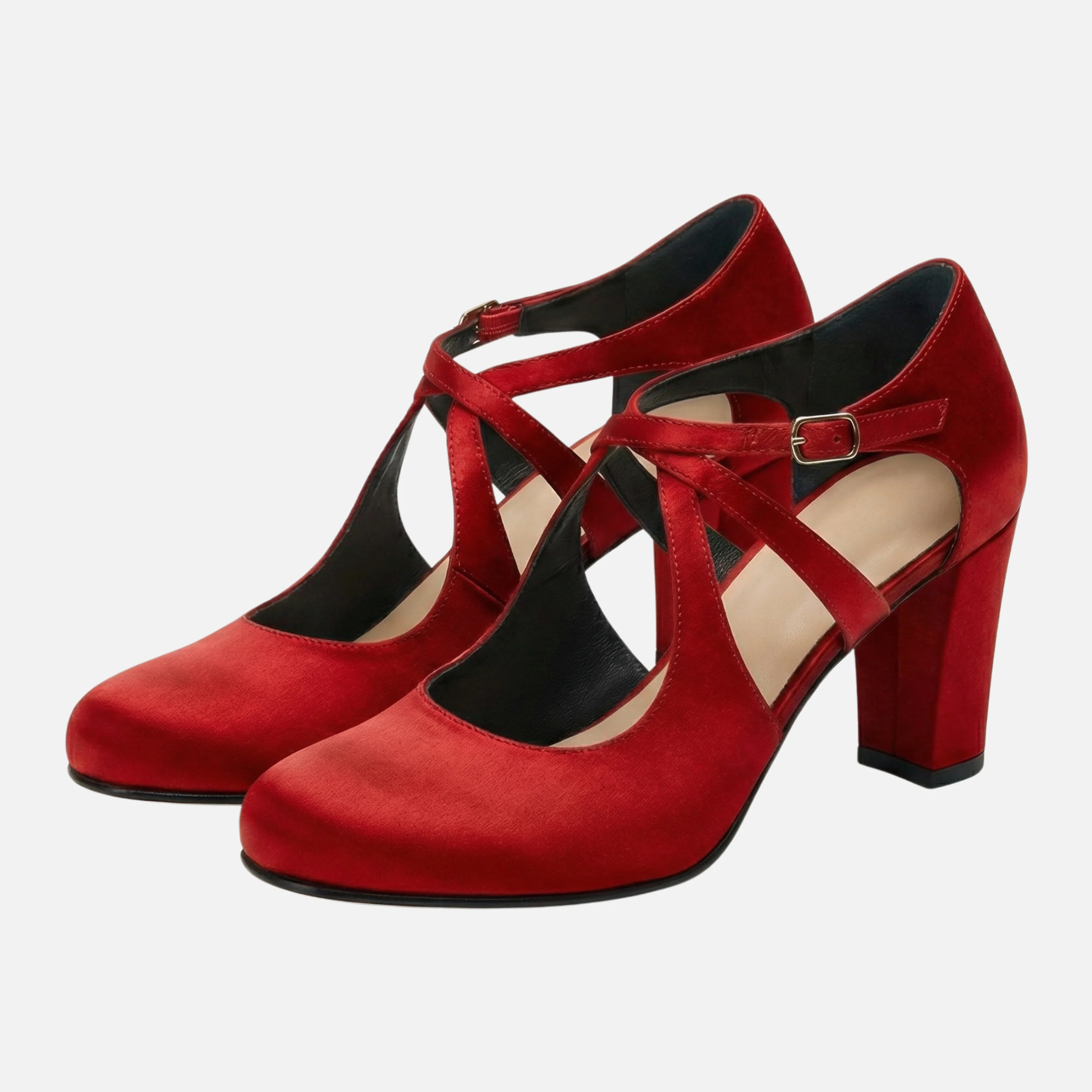 Xenia | Damen Elegante Blockabsatz-Sandalen Verstellbare Riemen – Block Heel Sandalen - Image 10